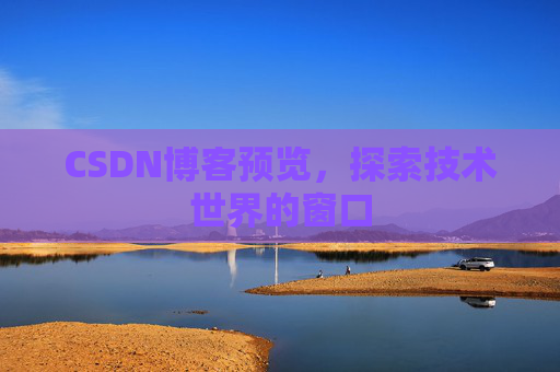 CSDN博客预览，探索技术世界的窗口